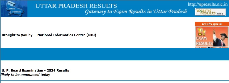 upmsp result 2024 date class 10 check online