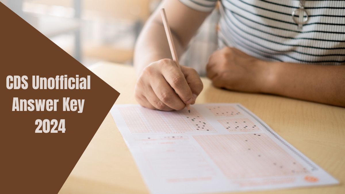 CDS Answer key 2024:यहाँ देखें सीडीएस परीक्षा की अनऑफिसियल उत्तर कुंजी, ये रहा डायरेक्ट डाउनलोड लिंक