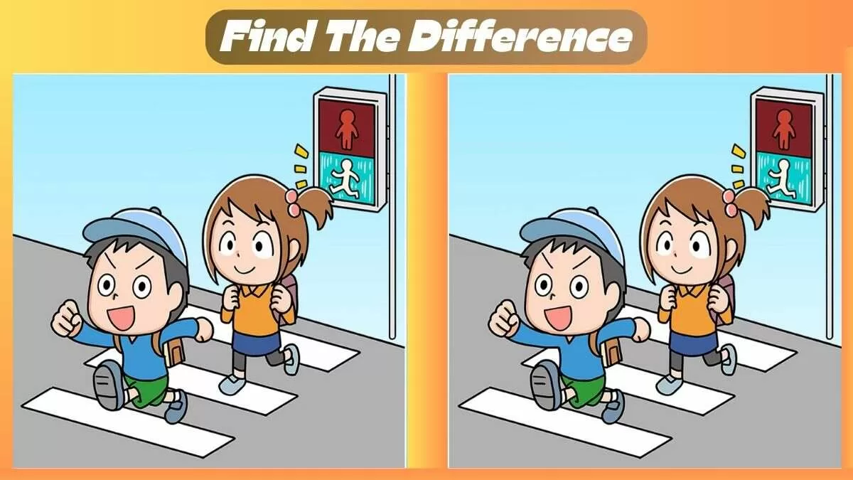Find 3 Differences In 34 Seconds In Road Crossing Scene