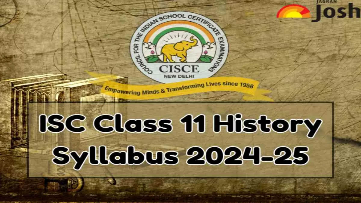 class 11 isc history syllabus 2024 25