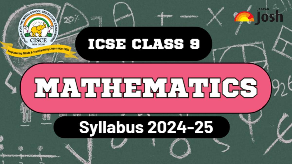 ICSE Class 9 Maths Syllabus 2024-2025: Download Latest Syllabus PDF