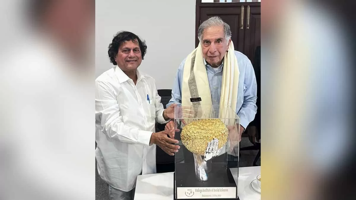 Ratan Tata Receives Prestigious KISS Humanitarian Award