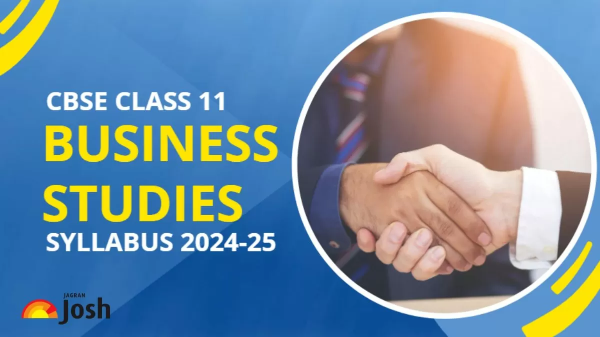 Get here CBSE Class 11 Business Studies Syllabus 2024-25 PDF Download