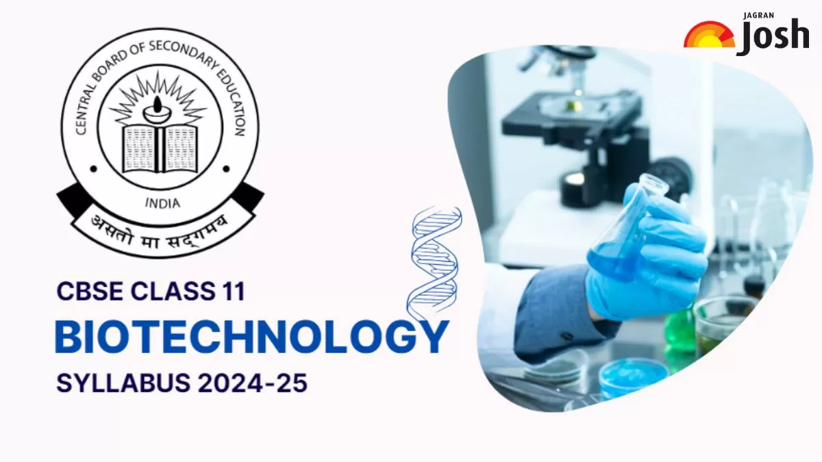 Get here CBSE Class 11 Biotechnology Syllabus 2024-25 PDF Download