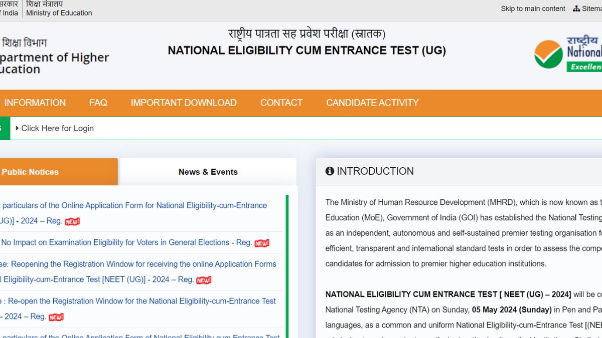 NTA Likely to Release NEET UG City Intimation Slip Today at exams.nta.ac.in, Steps to Download Here