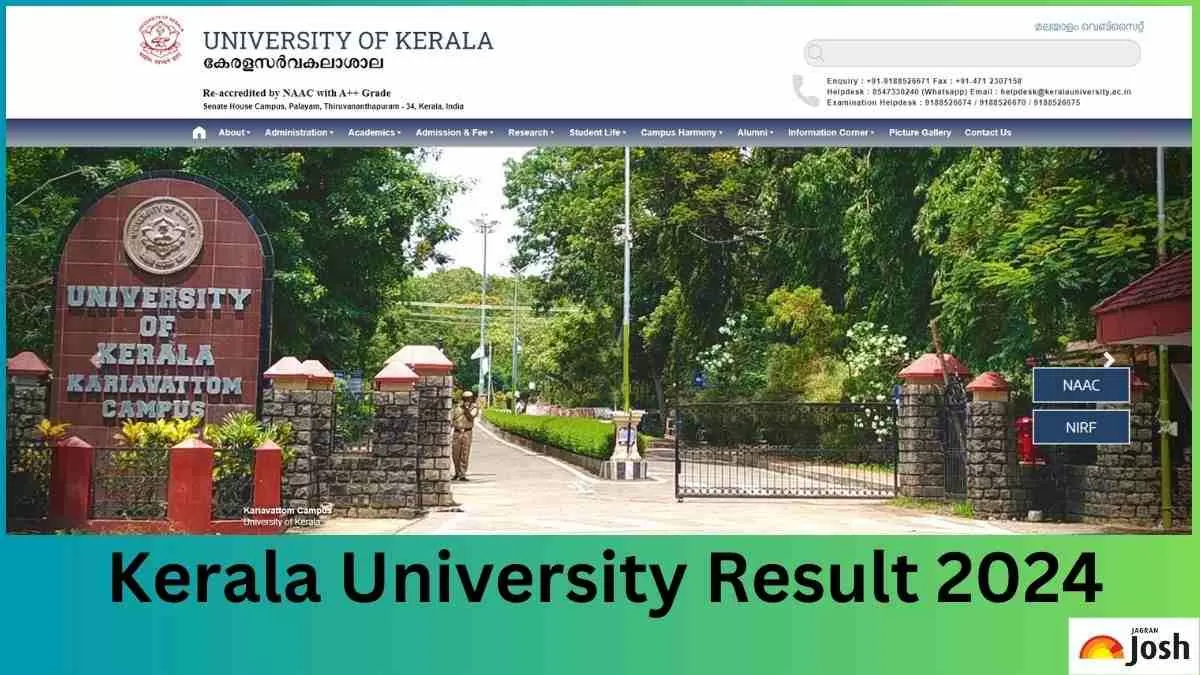 Direct link to download University of Kerala Result 2024 PDF here.