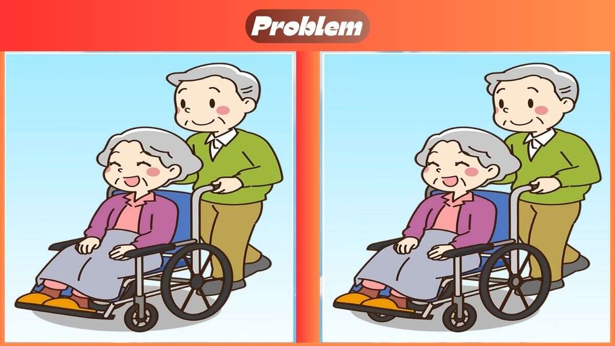 Find 3 Differences In 16 Seconds In This Old Couple Scene