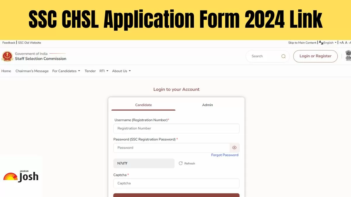 Here is the direct link to apply online for SSC CHSL 2024 exam.