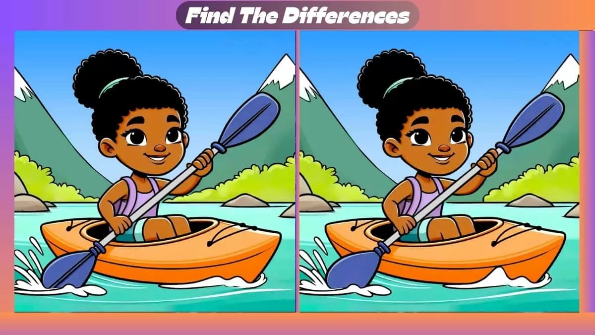 Find 3 Differences In 37 Seconds In Kayaking Scene
