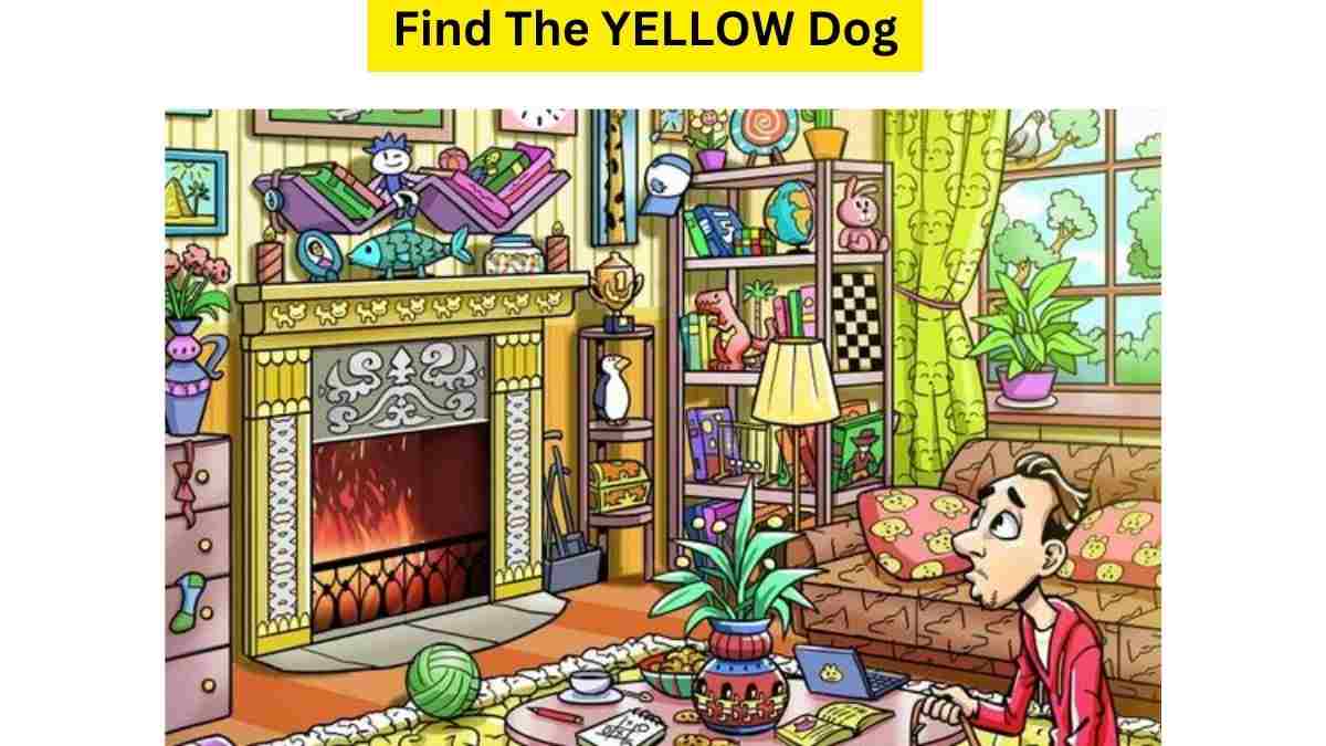  The Yellow Dog ‘Pluto’ Is Missing! Only 5% Can Solve This Optical Illusion In 3 Seconds. Try Your Luck!