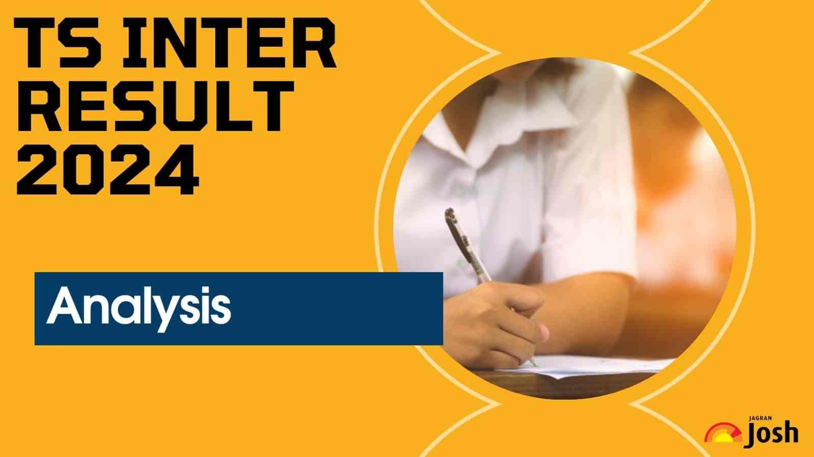 Telangana TS Inter Results 2024 Analysis Check 1st, 2nd Year Pass