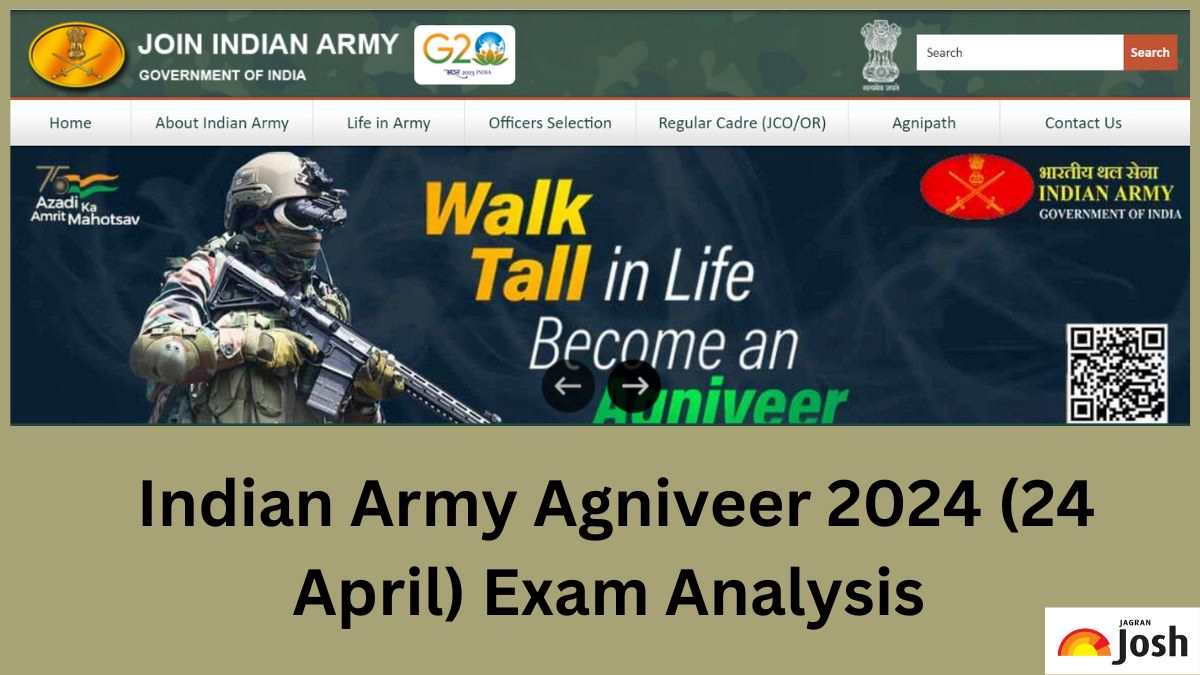 Indian Army Agniveer Exam Analysis 2024 (Apr 25): Check Difficulty Level, Questions Asked, Good Attempts