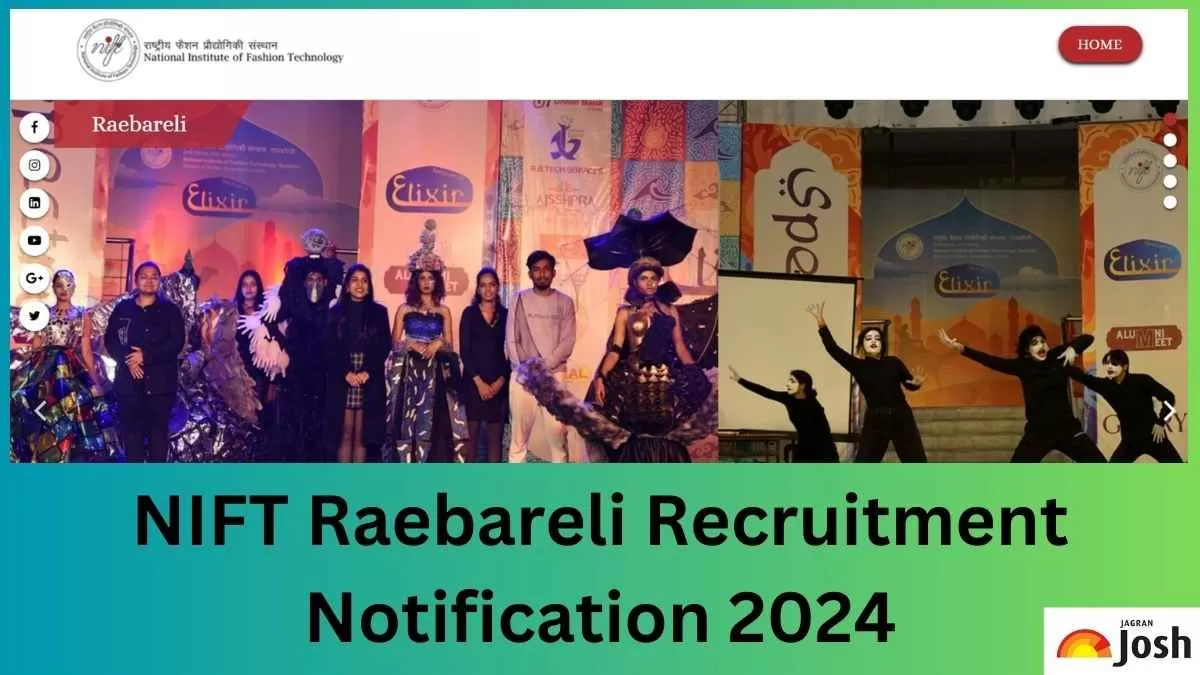 NIFT Raebareli Recruitment 2024