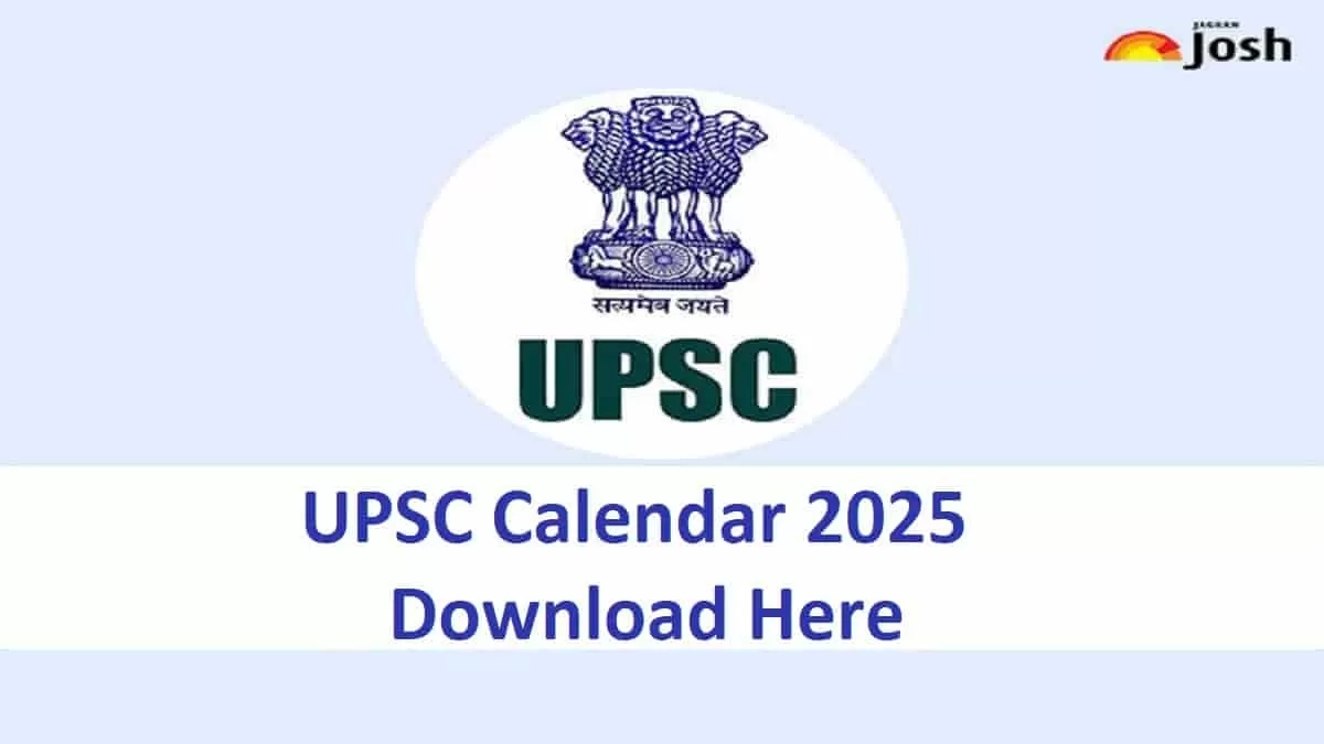 UPSC Calendar 2025 Released at upsc.gov.in