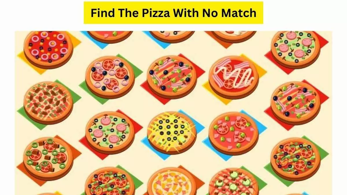 Spot The Pizza Topping With No Match!