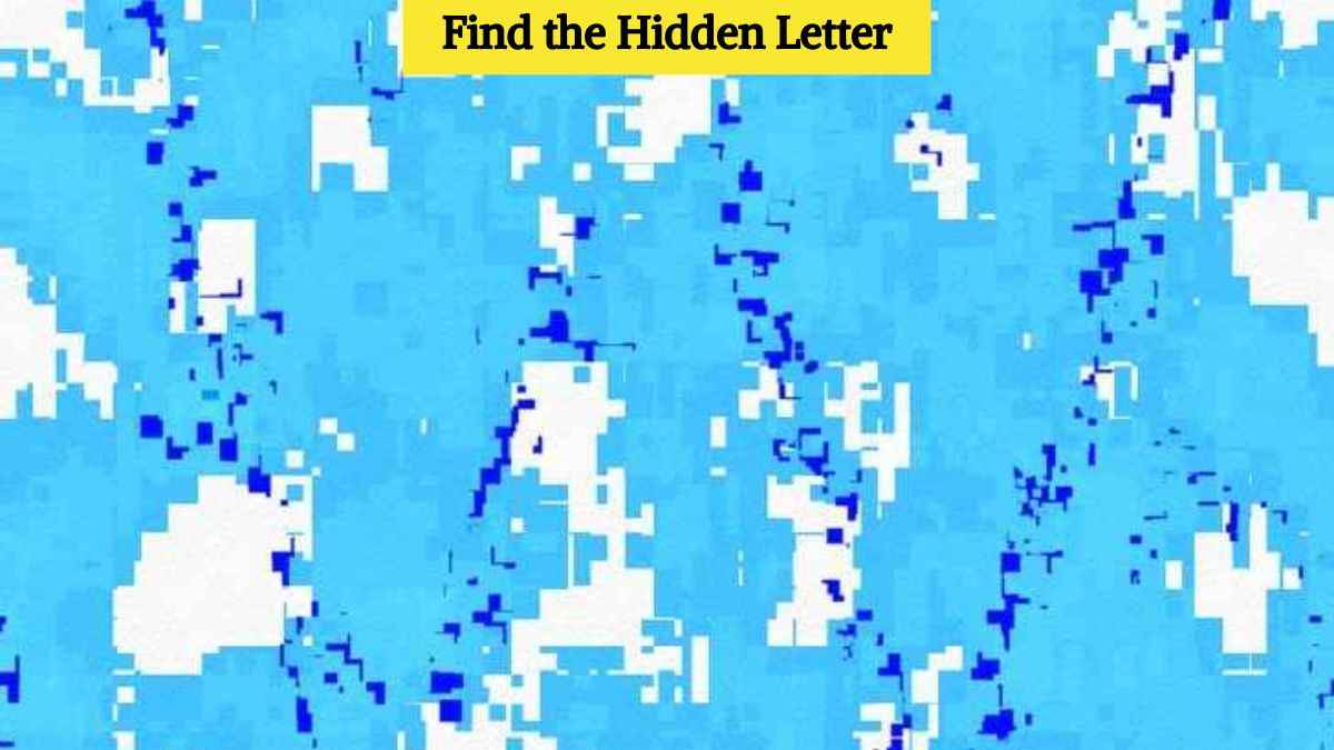 Optical Illusion Eye Test: Find the hidden letter in 6 seconds!