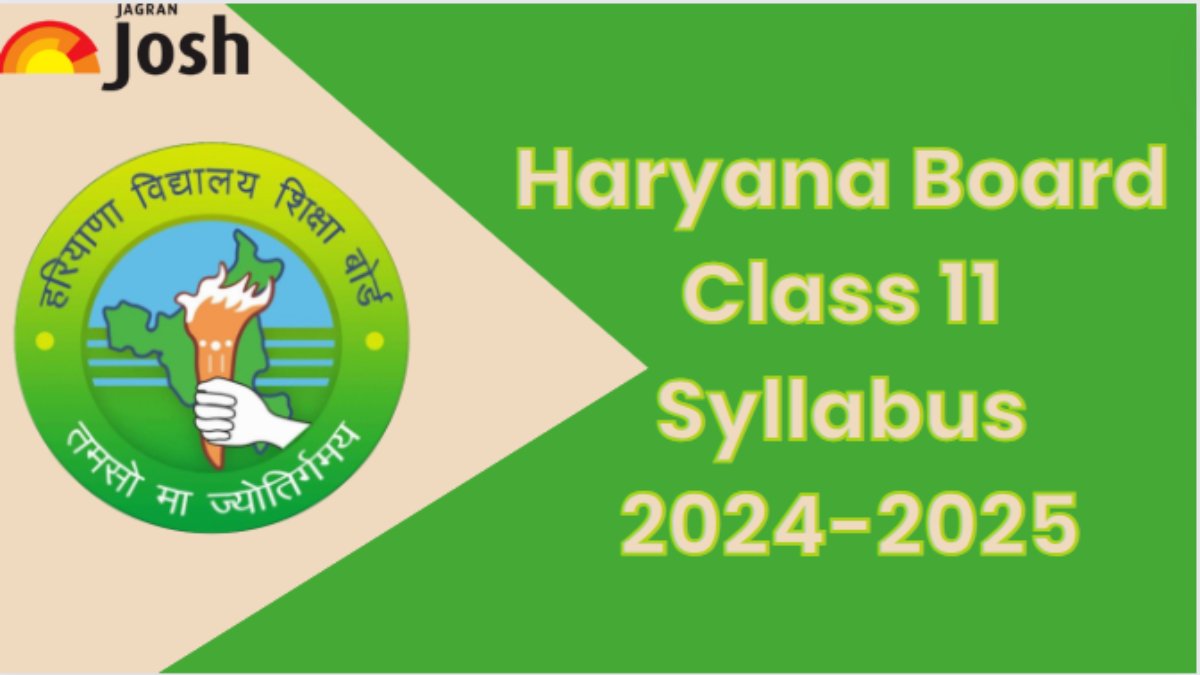 HBSE 11th Syllabus 2025: Download Haryana Board Class 11 Syllabus PDF