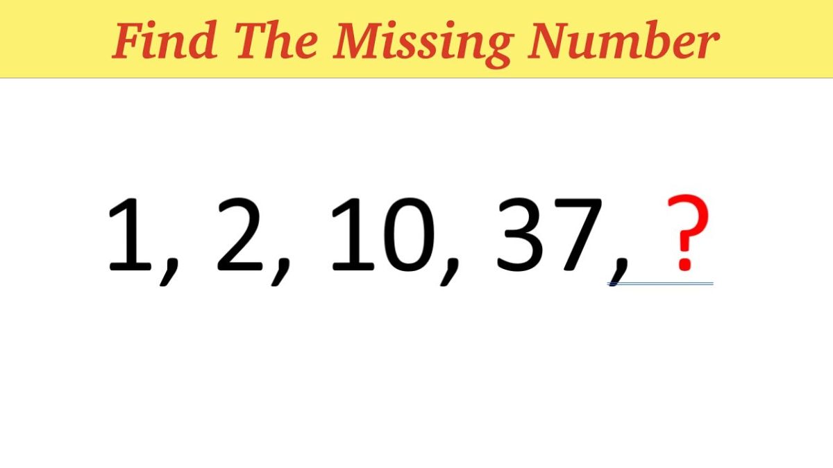 Find The Missing Number: Can You Replace The Question Mark In This ...