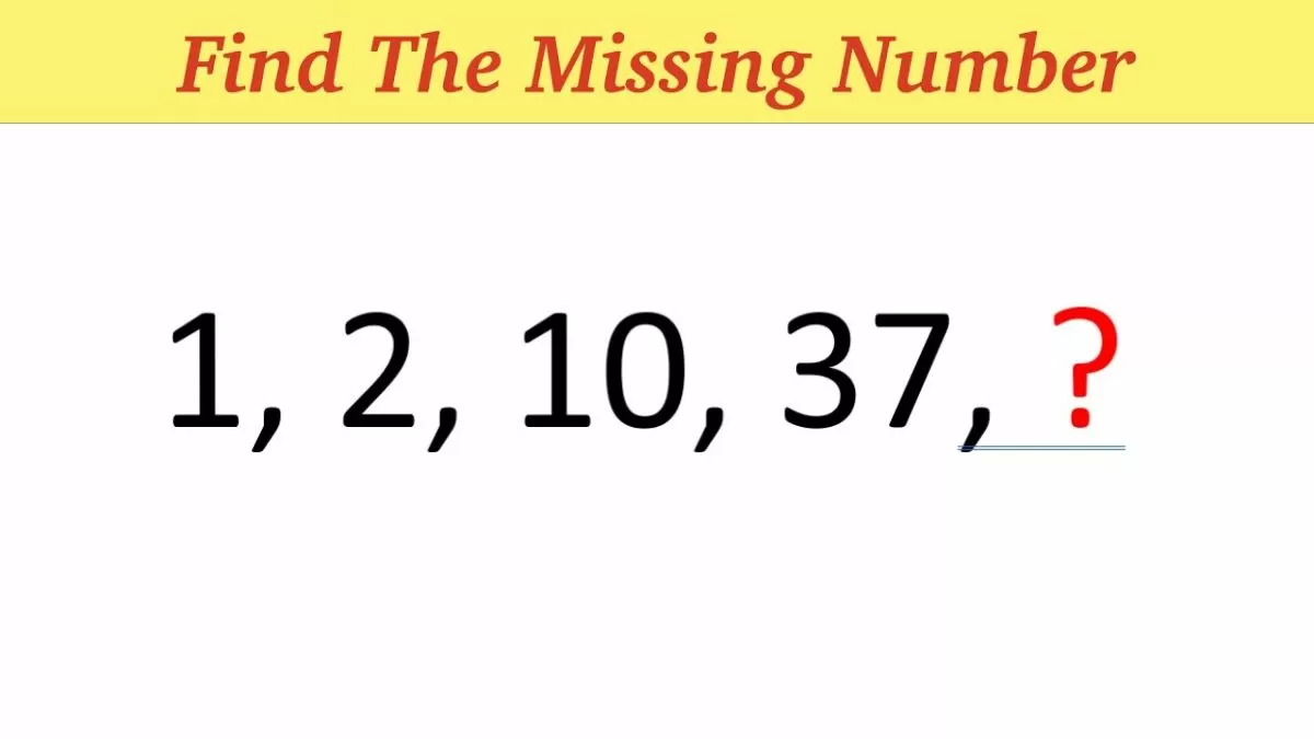 Can you find the missing number?