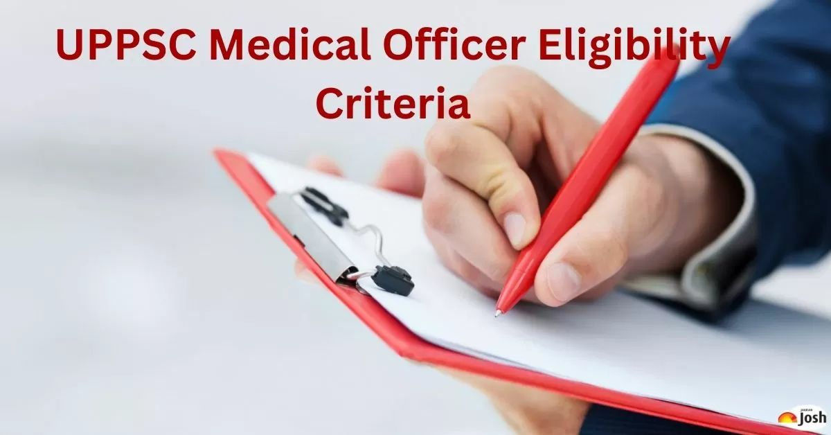 UPPSC Medical Officer Eligibility Criteria 2024