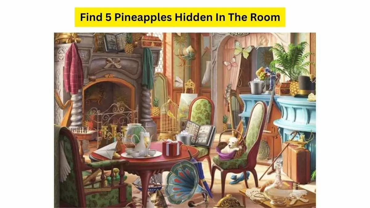 Spot Pineapples In The Picture!