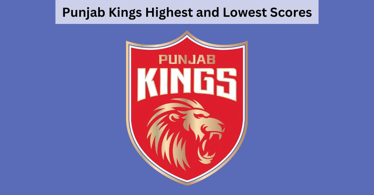Punjab Kings (PBKS) Highest and Lowest Score in IPL Match and Innings