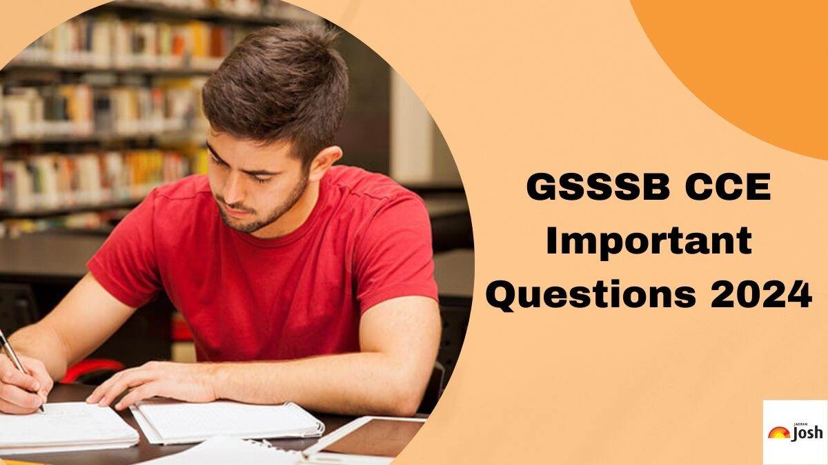 GSSSB Clerk 2024 Exam Most Important Questions: Check Top Questions Asked