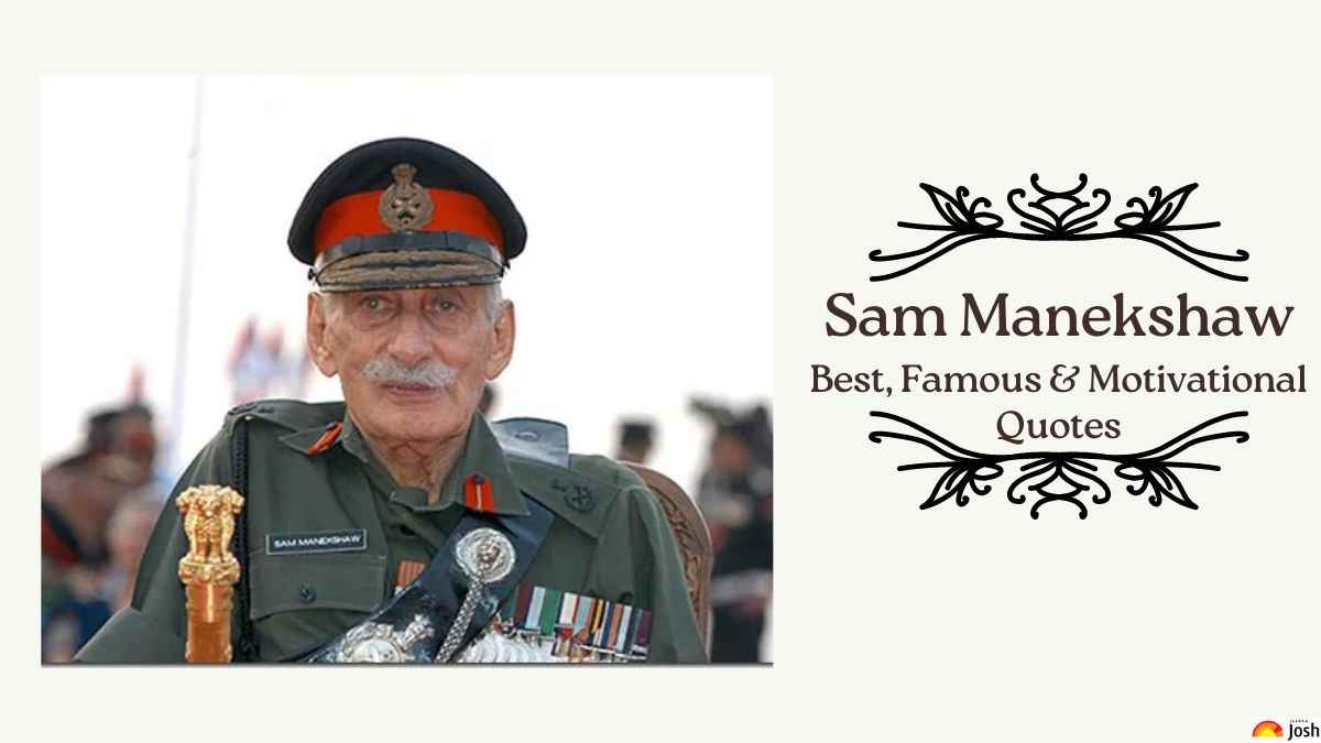 Sam Manekshaw Quotes: Best, Famous, and Success Quotes By First Indian ...