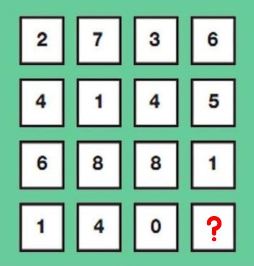 maths puzzles find missing number