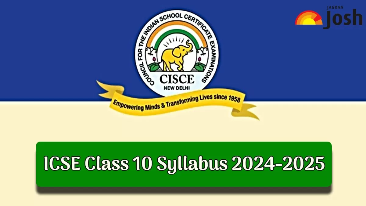 ICSE Class 10 Syllabus 2024-25