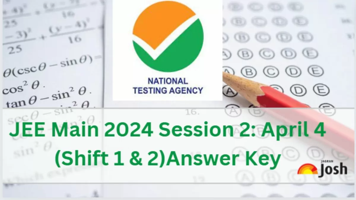 Get here JEE Main 2024 Session 2 April 4 Answer Key for Shift 1 and 2