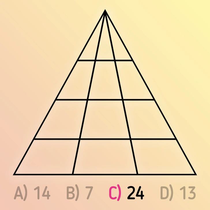 total number of triangle answer