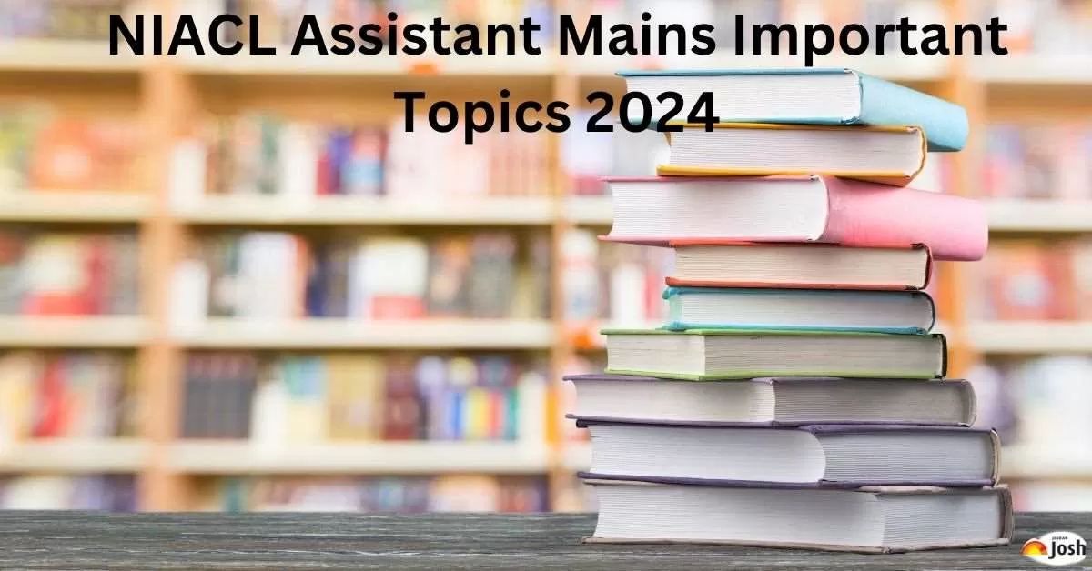 NIACL Assistant Important Topics