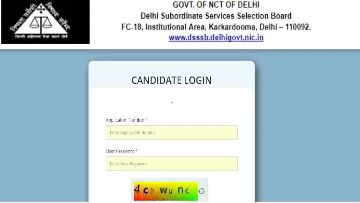 DSSSB Answer Key 2024 OUT at dsssb.gov.in