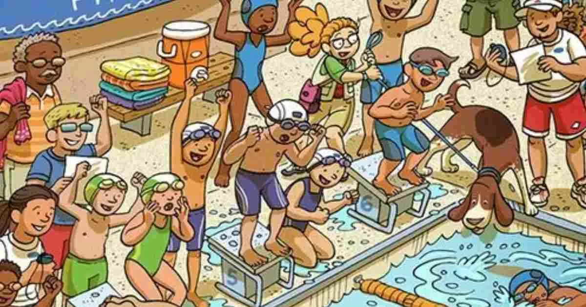 Find the Hidden Swimming Goggles  
