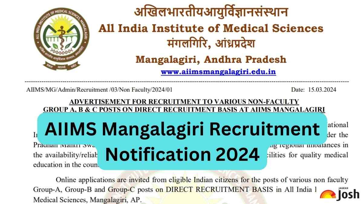 AIIMS Mangalagiri 2024 Recruitment Notification Out For 90 Non-Teaching ...