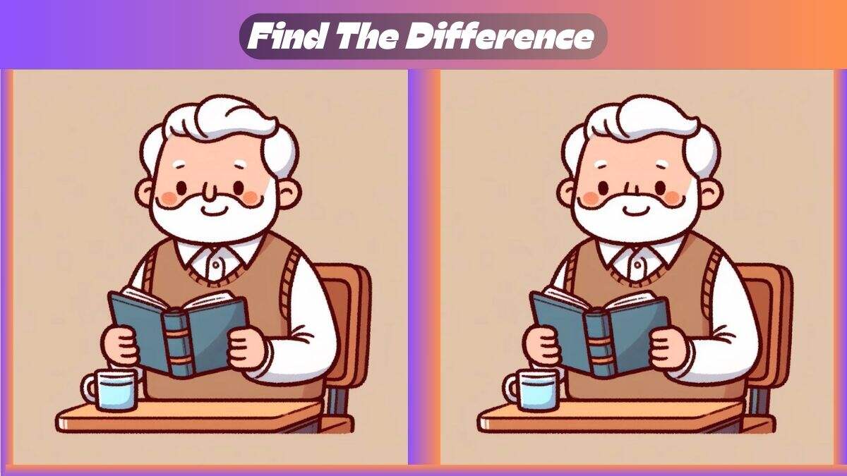 Find 3 Differences In 18 Seconds In This Book Reading Scene