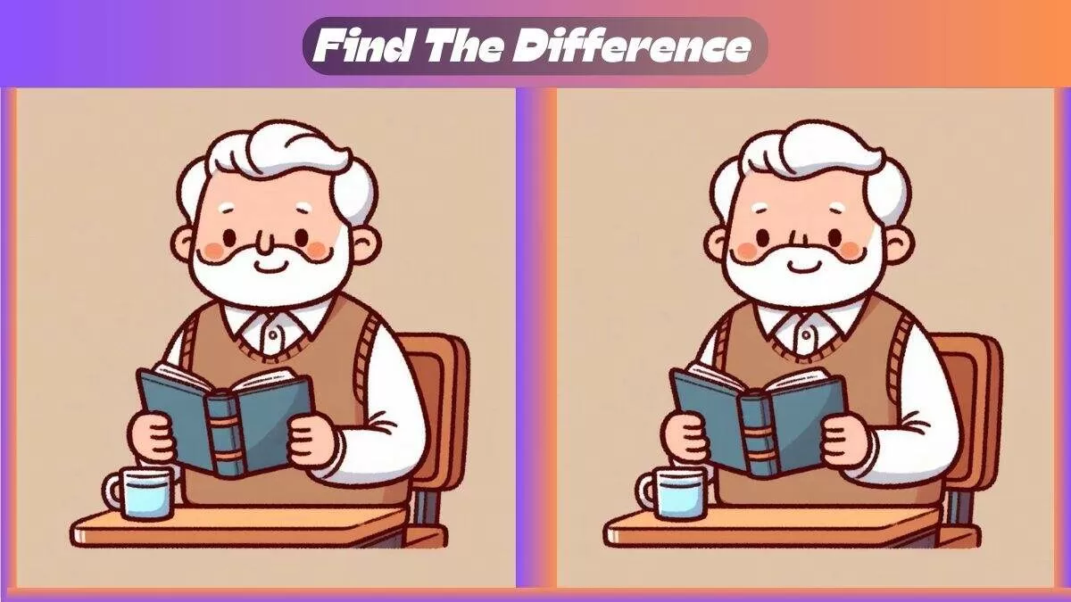 Find 3 Differences In 18 Seconds In This Book Reading Scene