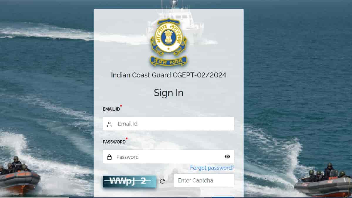 ICG CGEPT Admit Card 2024 Download Indian Coast Guard Exam City Slip at cgept.cdac.in