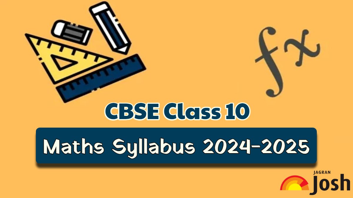 Cbse Class 10 Maths Syllabus For Board Exam 2025 Download Pdf 2809