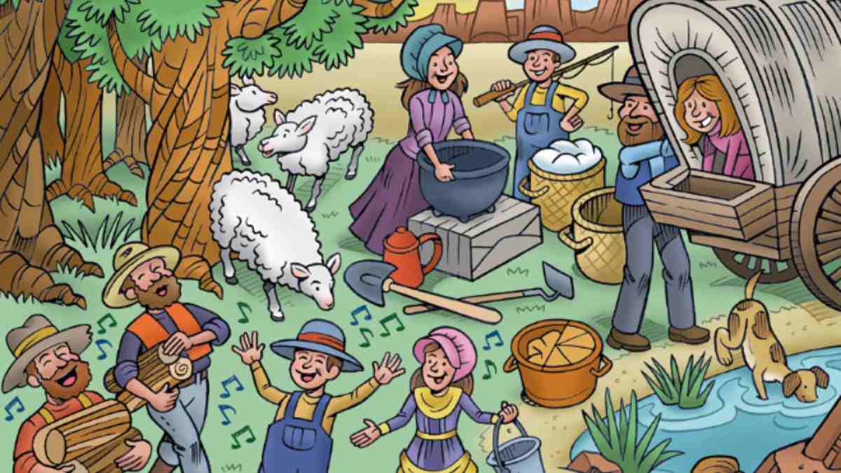Picture Puzzle IQ Test: Can You Spot The Hidden Paintbrush In 12 Seconds?