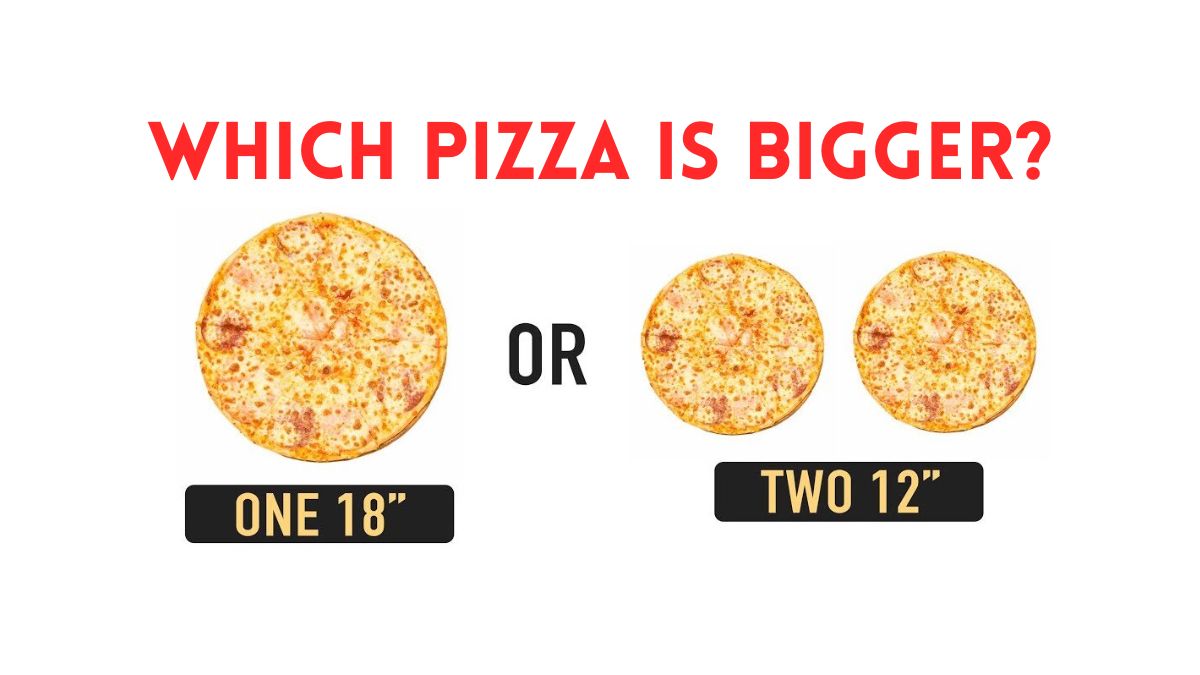 Test Your IQ: Can You Tell Which Pizza Is Bigger In 60 Seconds?