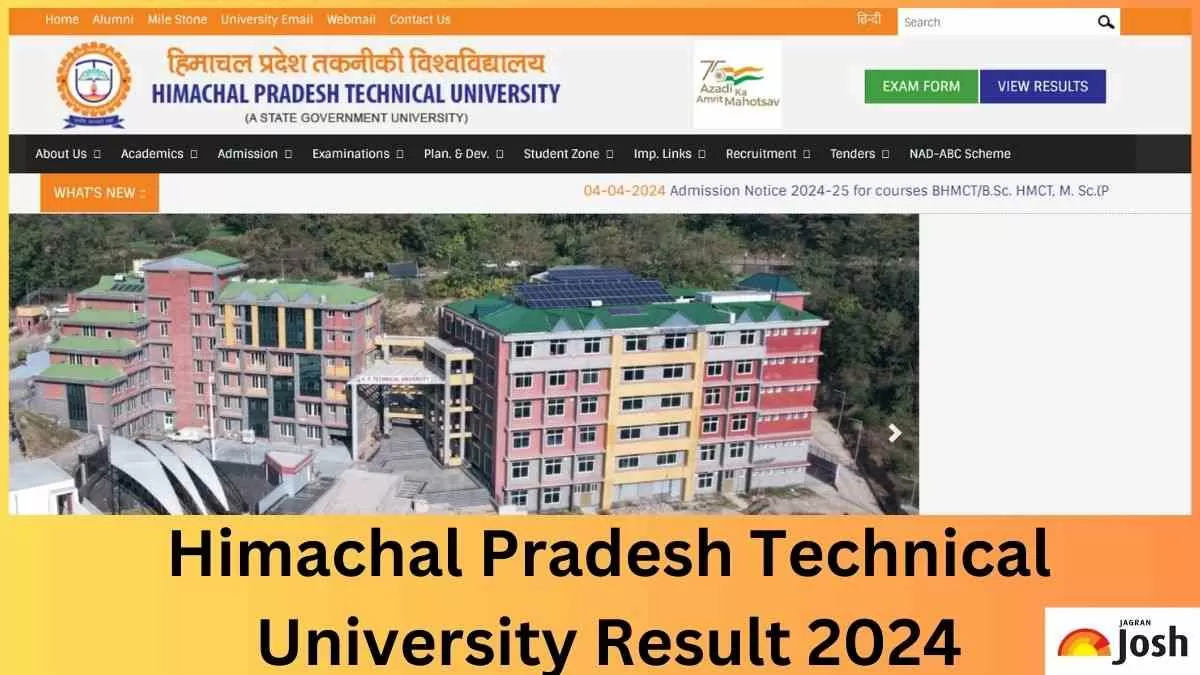 Direct link to download HPTU Result 2024 PDF here.