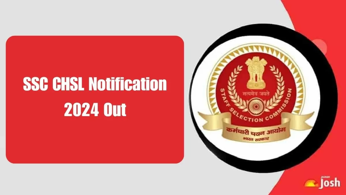 एसएससी सीएचएसएल 2024 अधिसूचना, परीक्षा तिथि, आवेदन फॉर्म लिंक यहां देख सकते हैं।
