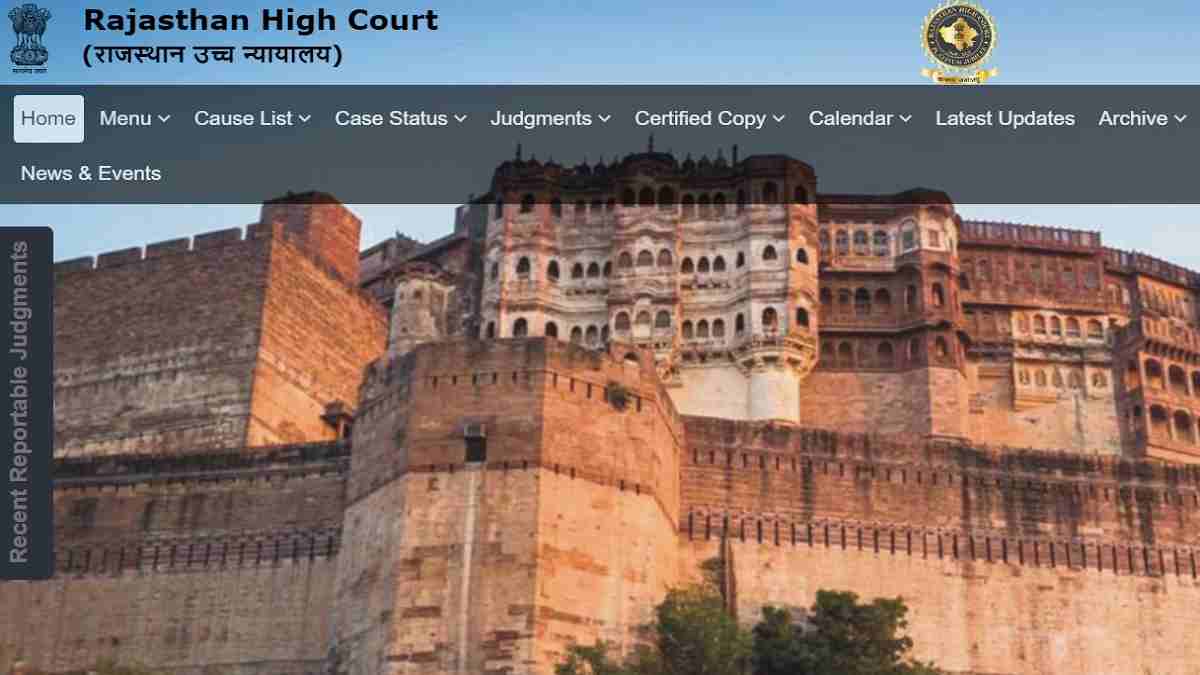 Rajasthan High Court Civil Judge Recruitment 2024 for 222 Vacancies ...