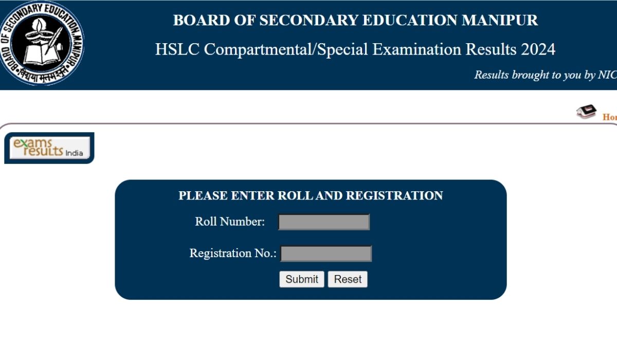 Manipur HSLC Compartmental Result 2024 Declared at manresults.nic.in, Download BOSEM Scorecard PDF