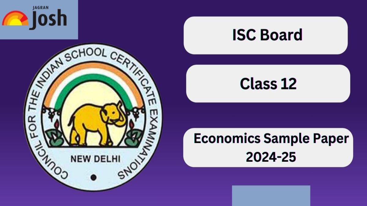 ISC Board Class 12 Economics Sample Exam 2025: Download Free PDF Here