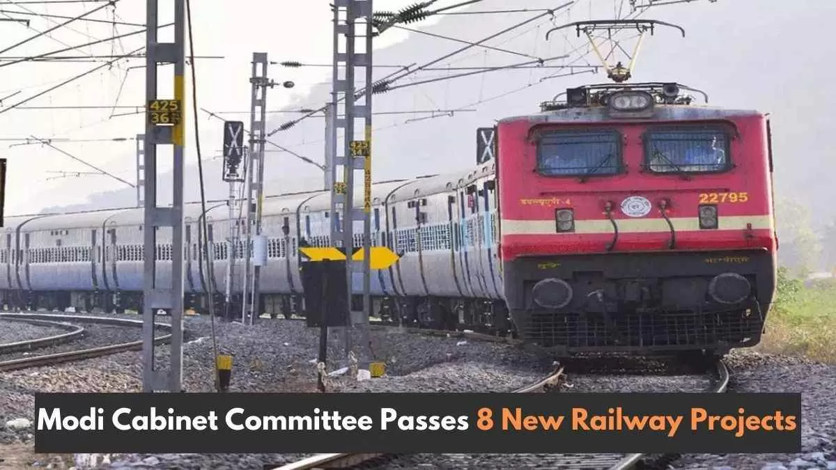 Railway Minister Ashwini Vaishnaw stated that these new railway projects align with PM Modi’s Vision of ‘New India.’ 