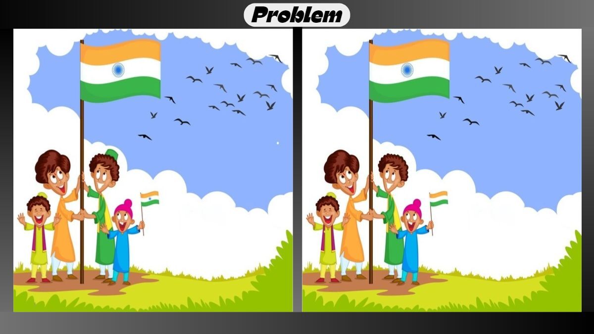 Independence Day 2024 Find 3 Differences in 25 Seconds in This Indian