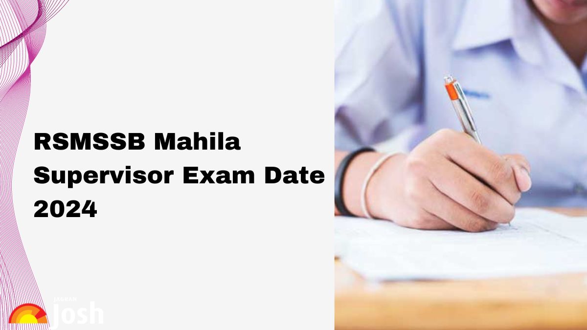 Rsmssb Mahila Supervisor Exam Date Announced Admit Cards Expected